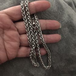 Men’s Fashion Stainless  Chain Necklace 20 In $32