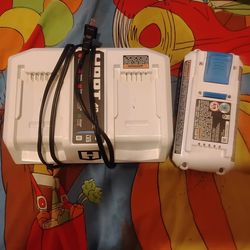 Hart Battery And Charger Set