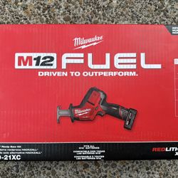 Brand New M12 Fuel HACKZALL Lithium-Ion Cordless Reciprocating Saw Kit