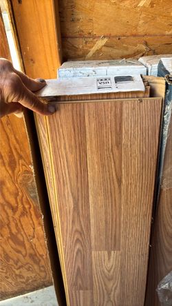 Laminate flooring.