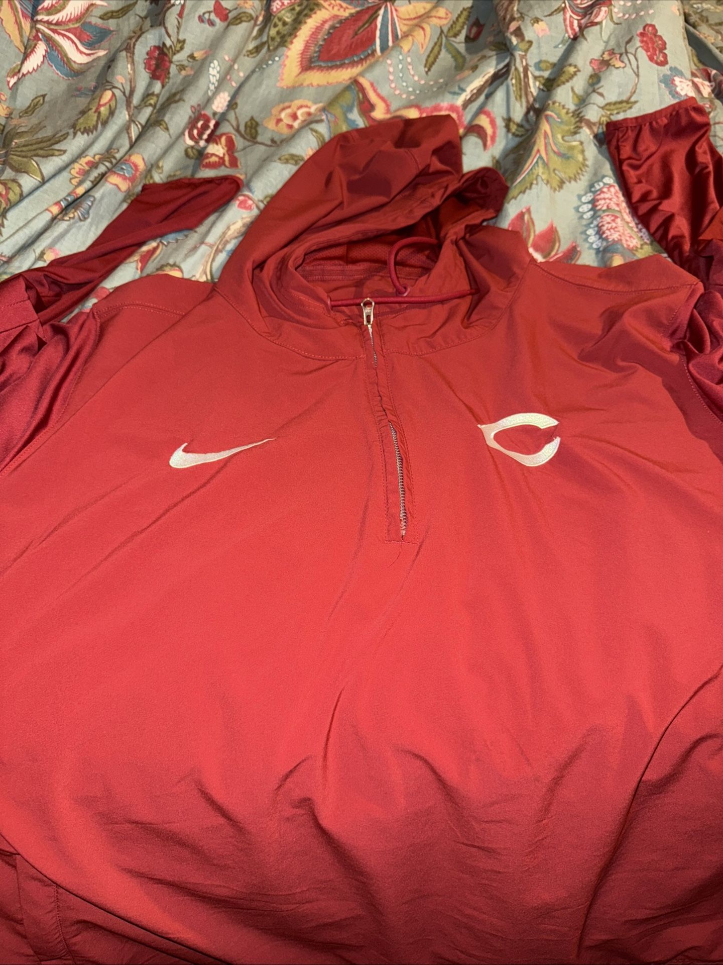 CINCINNATI REDS 1/4 zip dri-fit jacket size 3XL