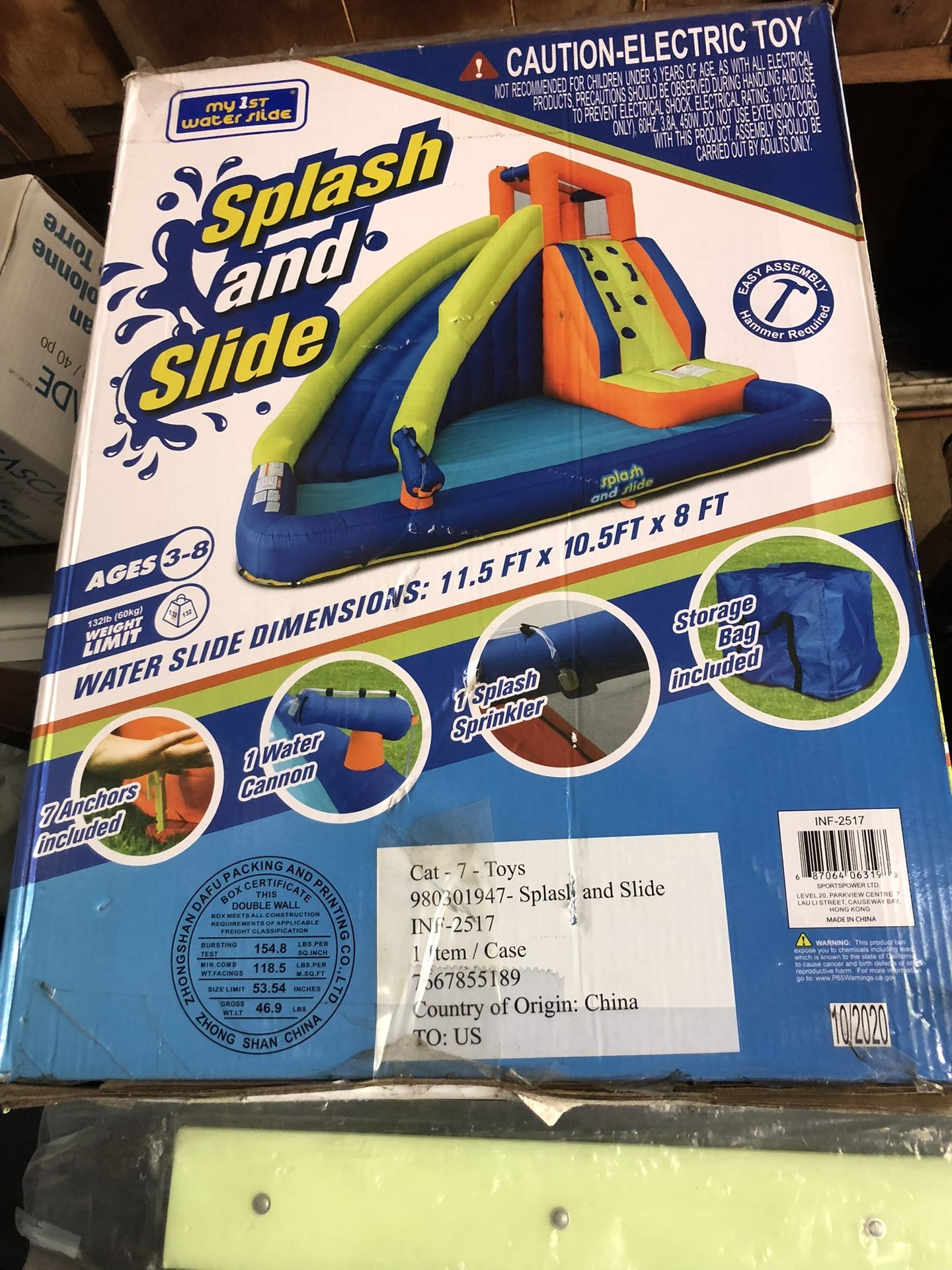 New : Splash And Slide