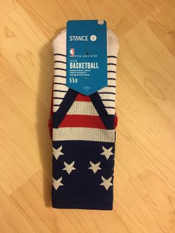 *NEW* STANCE socks USA Basketball Crew MEDIUM