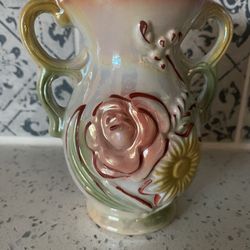 Lusterware Two Handle Vase 