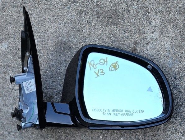 2018 2019 2020 2021 2022 2023 2024 BMW X3 RIGHT PASSENGER MIRROR 