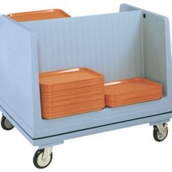 Metro DSD11 Double Side Load Polymer Dish & Tray Cart