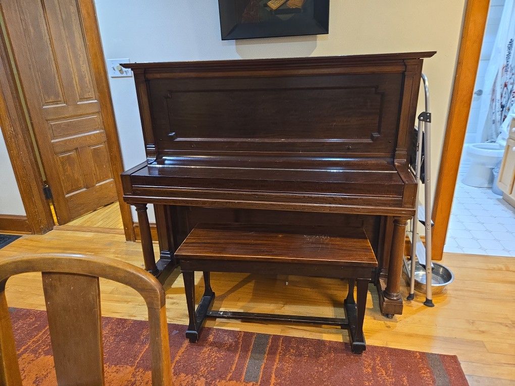 Steinway Upright Grand Piano 1908