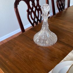 Cut Glass Decanter With Stopper