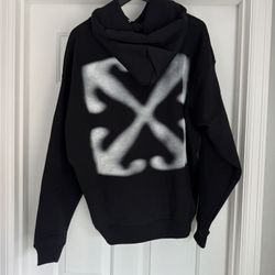 Off White Vanish Arrow Skate Hoodie NWT