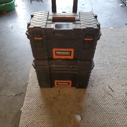 Ridged Tool Box Stackable