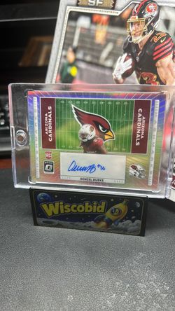 Arizona Cardinals Denzel Burke rookie auto