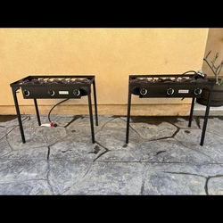 I have 2.   / 3 burner high pressure outdoor camping stove $110  each