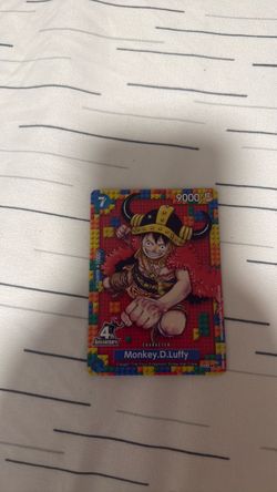 Monkey.D.Luffy P-110  4th Anniversary One Piece TCG Lego Promo Card