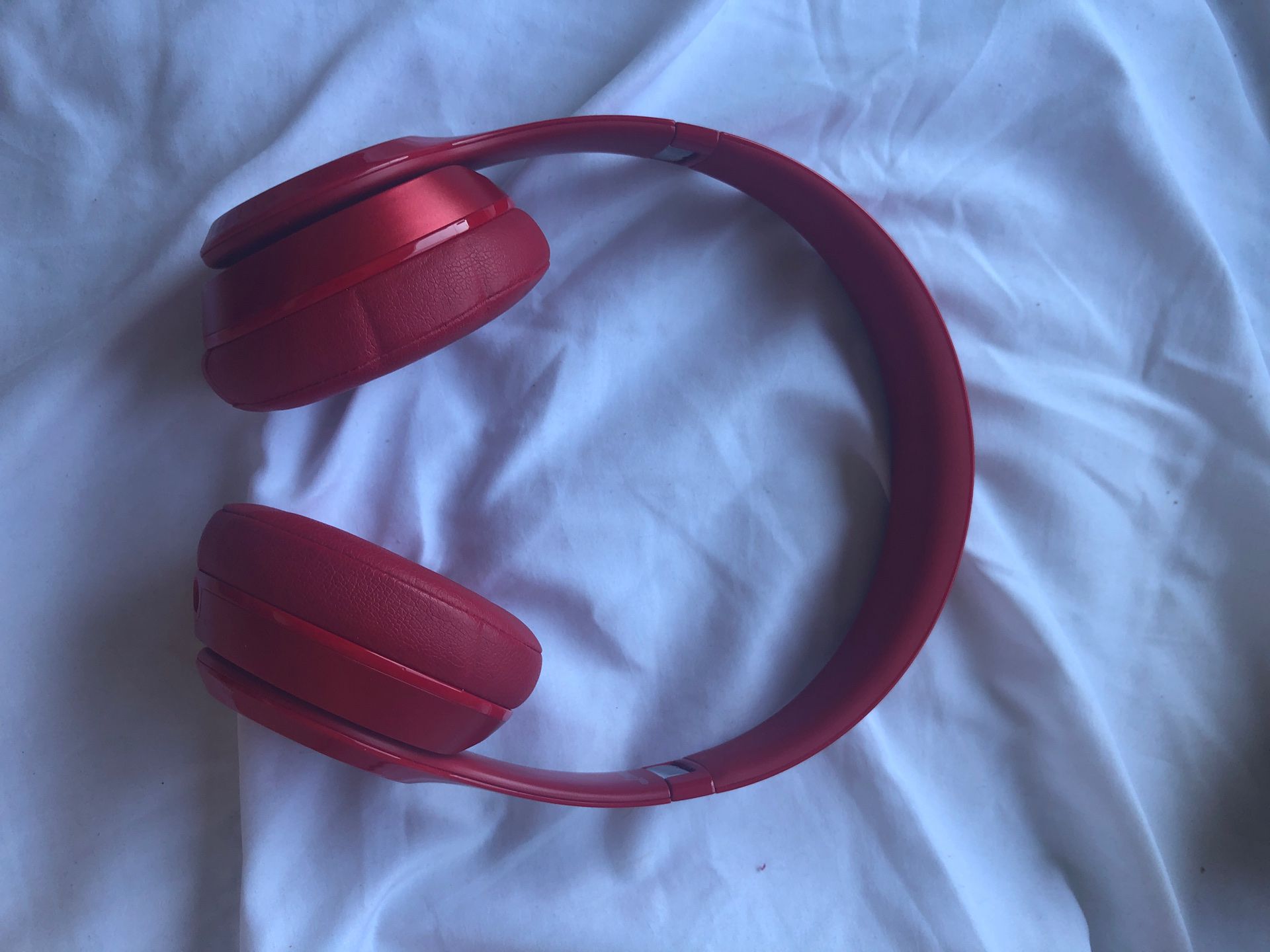 Red Solo Beats Wired Headphones