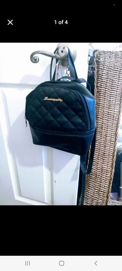 Leather Backpack Purse