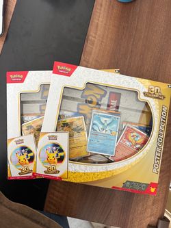1 Pokemon 30th anniversary poster collection box