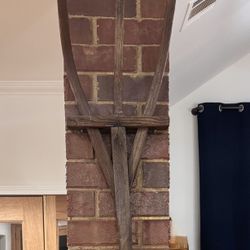 Antique Wooden Pitchfork 