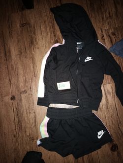 3T Nike Girls 2 Piece Shorts Set