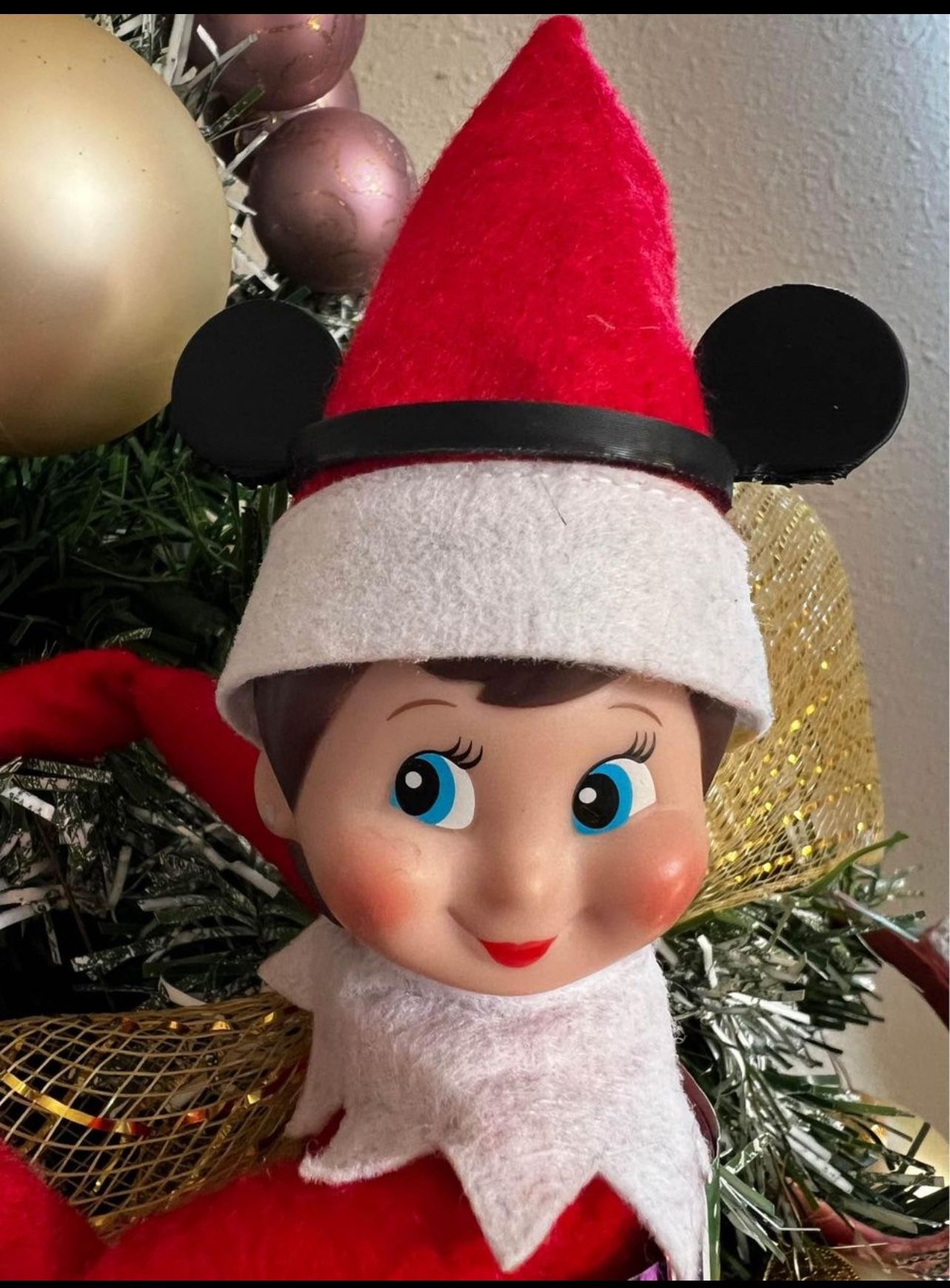 Elf On The Shelf Mickey Minnie Mouse Ears