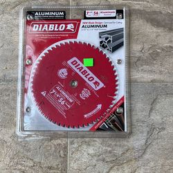 Brand New Diablo Aluminum 7 1/4” 56T High Density Carbide Saw Blade $30
