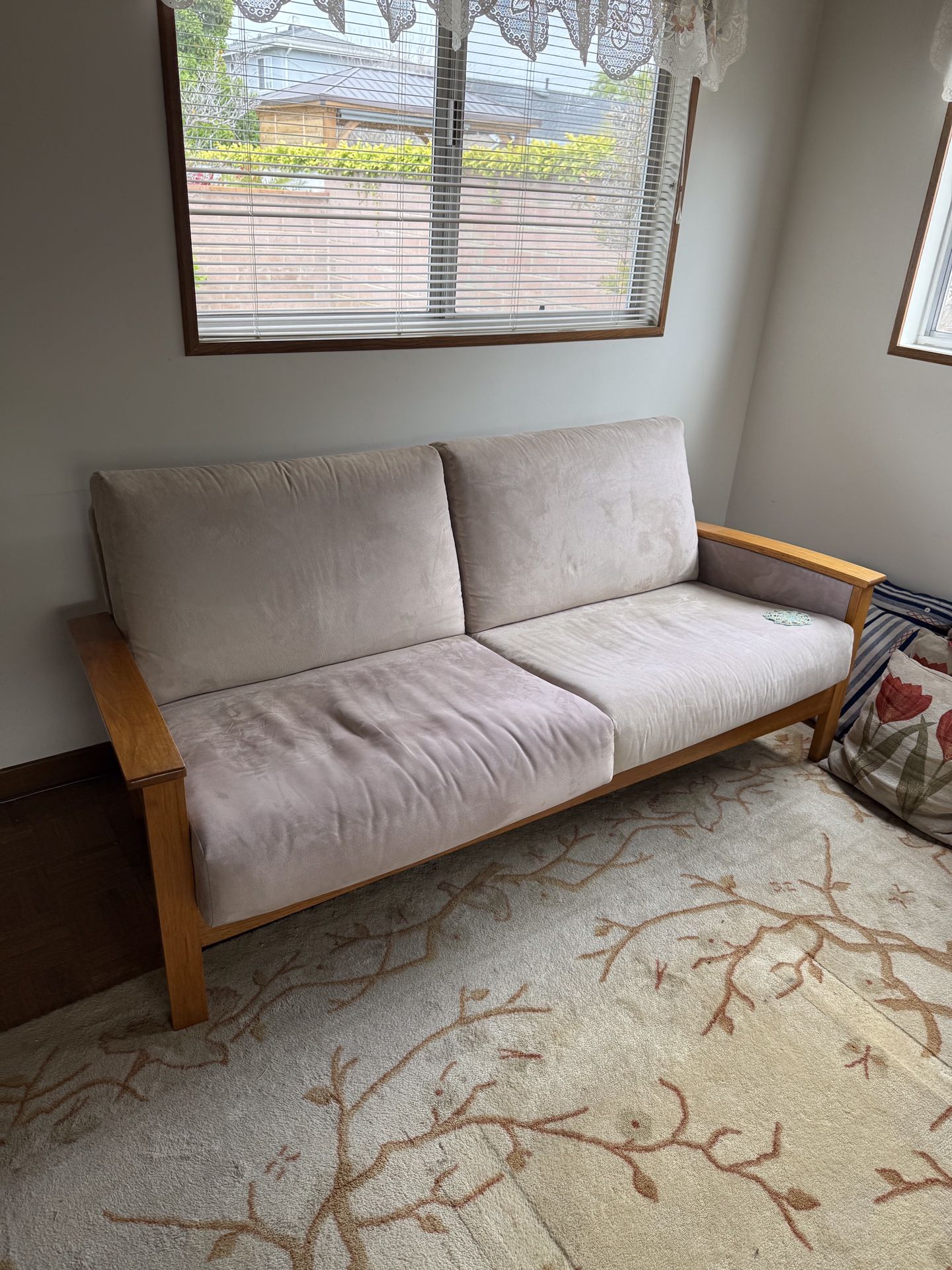 Sofa / Couch With Two Chairs