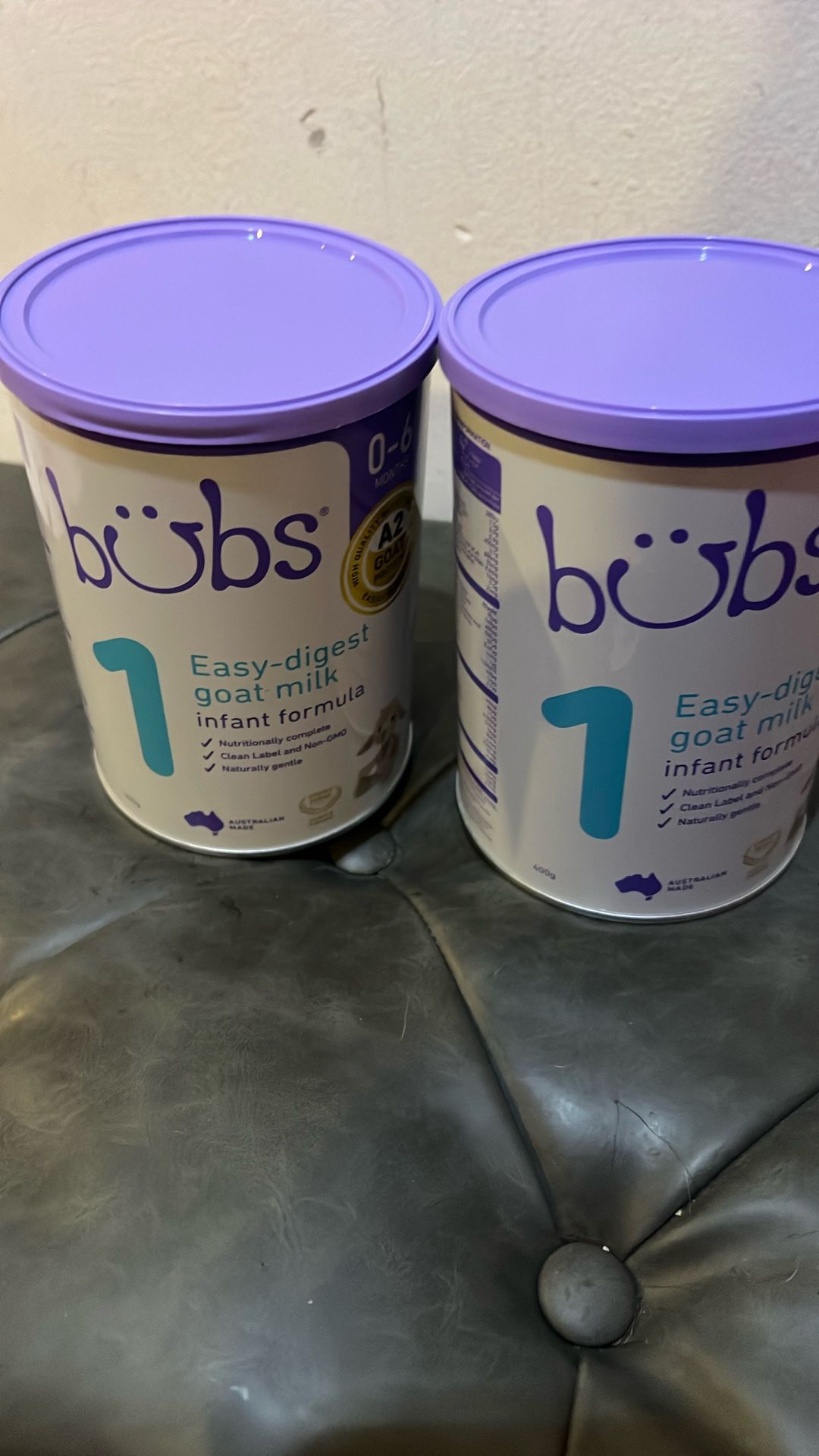 bubs Stage 1 GOAT Milk