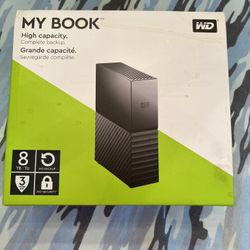 Western Digital 8TB My Book Desktop External Hard Drive
