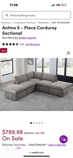 Grey Sectional