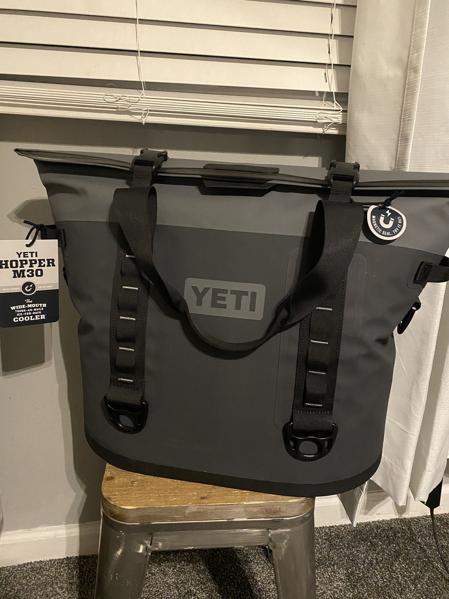 Brand New Charcoal Gray Yeti Bag Cooler