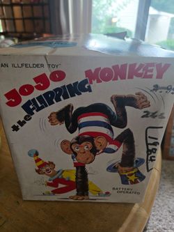 1950s jo jo the flipping monkey toy