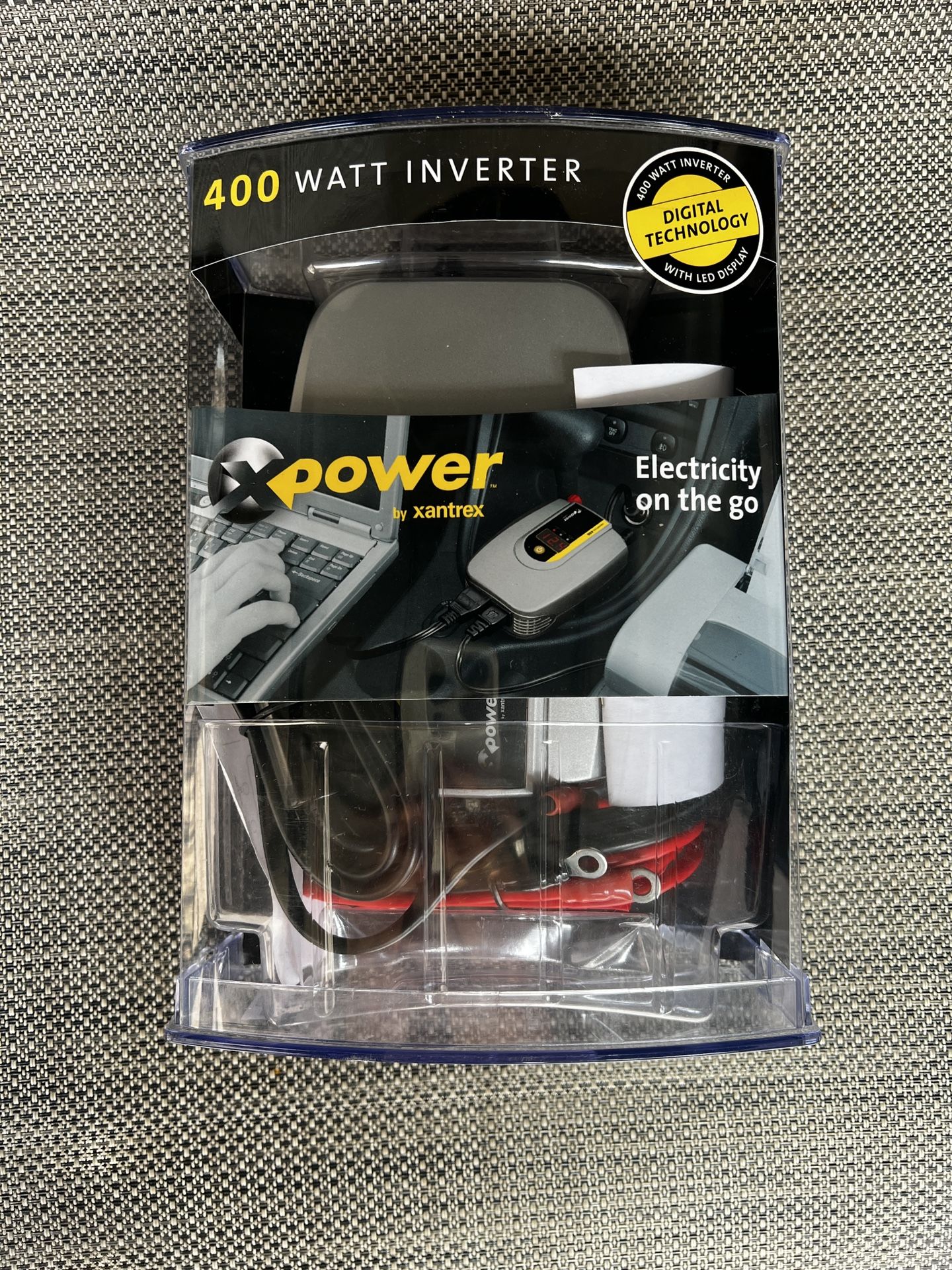 400 Watt Power Inverter 12v DC To 120V AC Xpower Digital By Xantrex