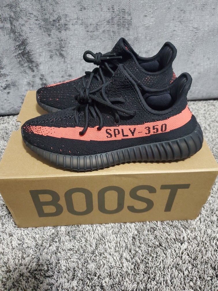 Adidas Yeezy Boost 350 V2 Core Black Team Red Athletic Shoes for Sale in  Orlando, FL - OfferUp