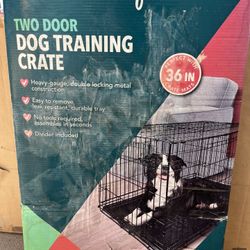 Two Doors Dog Training Crate