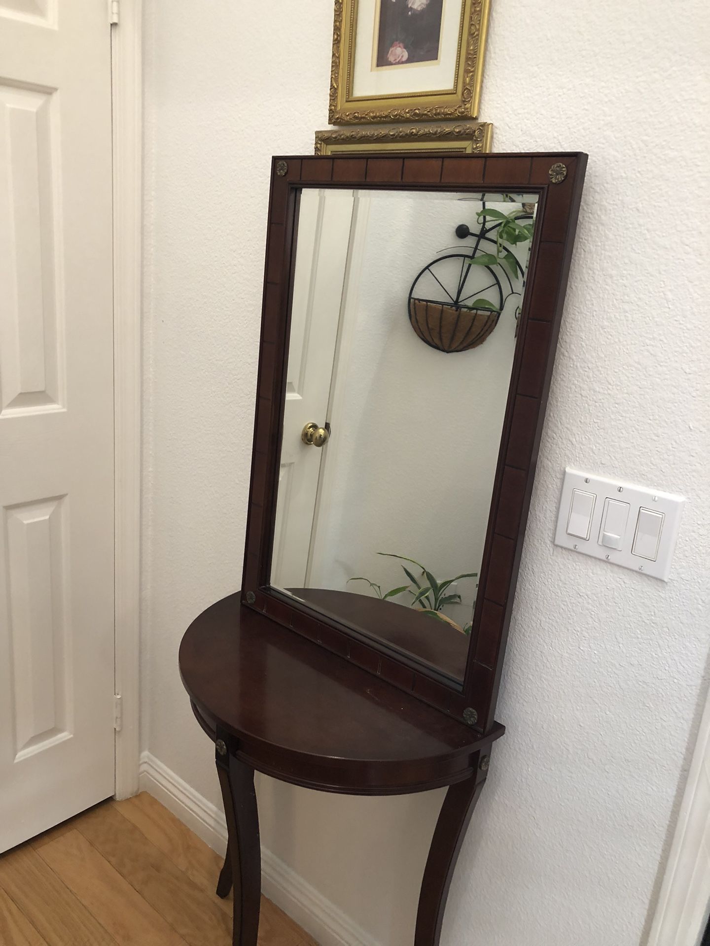 Console Table Mirror Set