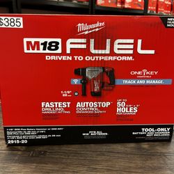 Milwaukee M18 FUEL 18V Lithium-Ion Brushless Cordless SDS-Plus 1-1/8 in. Rotary Hammer Drill (Tool-Only)