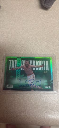 2026 Topps UFC Stadium Club Merab Dvalishvili Auto “Aftermath” Emerald SSP #4/5!