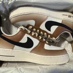 Nike Premium Air Force 1s(Mushrooms) (8 In Women) BRAND NEW (FIRM ON PRICE) 