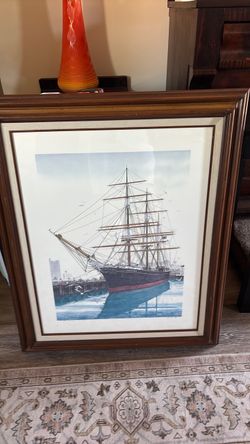 Lithograph by John Yato matted print penciled signature and date