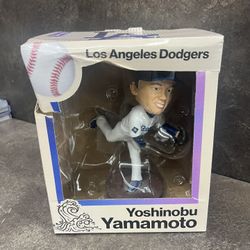 Yoshinobu Yamamoto 2024 SGA Bobblehead Box As Is