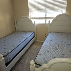 Two Twin Beds W/ Matress