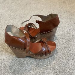 Chanel Wedges - Worn Twice - Retail For $925 