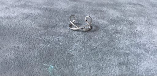 .925 Sterling Silver Toe Ring Dainty Design Adjustable One Size Fits All