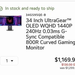 Lg Gaming Oled 34 Inch 