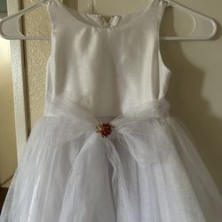 White Girls Dress Size 4