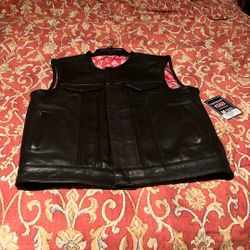 Custom Leather Vest