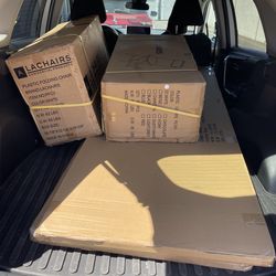 Plastic Folding Chairs 6ft Tables Sillas Plegables De Plástico