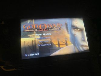 PSP-1001B With God Of War And 1G Memory Card 3.8 Firmware Version