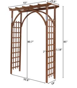 7-Foot Like New Wooden Trellis Outdoor/Indoor