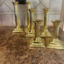 Baldwin Brass Candlesticks Smithsonian Column