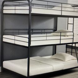 New Bunk Bed Wht Matress For $899